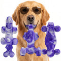 Frienhund Beef Flavor Tough Nylon Dog Chew Toy, Purple & White, 3 Count