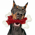 Beef Flavor Hard Nylon Dog Bones for 20-90lbs Medium Large Aggressive Chewers