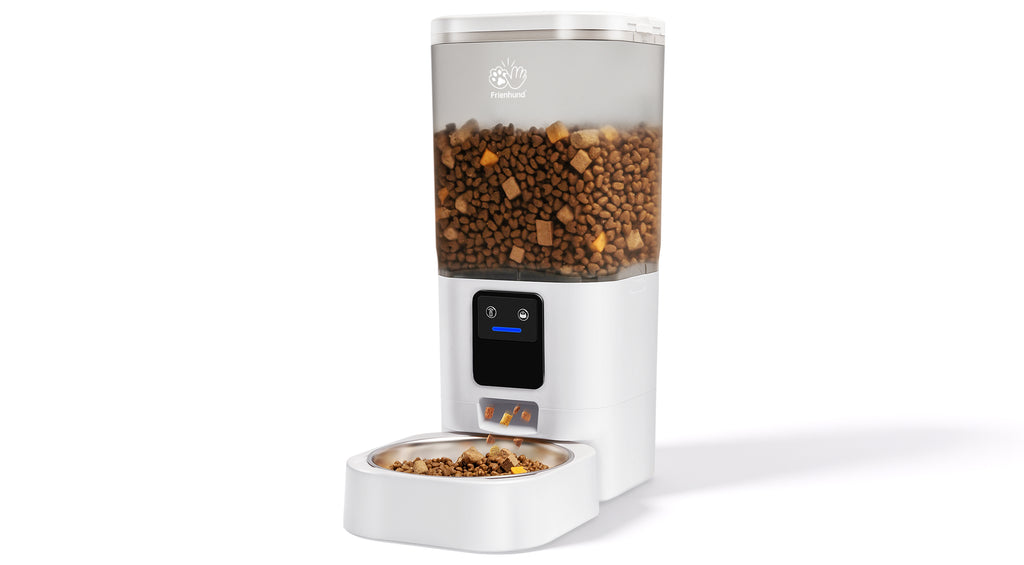 Frienhund Automatic Cat Feeder with 5G WiFi, 1 Bowl