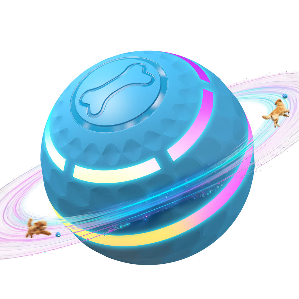 Apasiri Interactive Dog Toy, Shaky Ball Toy for Dogs, Vibrating & Automatic Moving Dog Ball, USB Rechargeable Interactive Training Toy, Durable Chew Ball for Small, Medium & Large Dogs and Cats, 3.15in