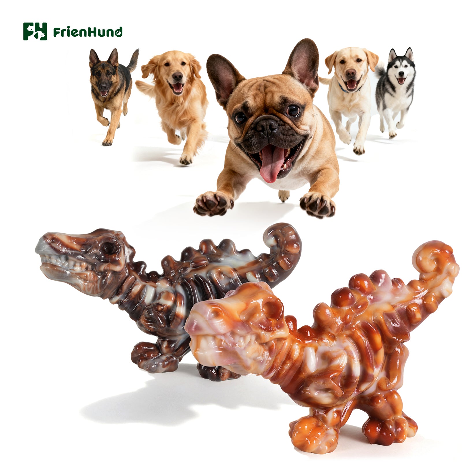 Dog Toys for Aggressive Chewers: 2 Pack Indestructible Dog Toy for Large Medium Dogs
