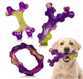 FrienHund 3-Pack Tough Dog Chew Toys for Aggressive Chewers, for 30-75lbs Large Breeds