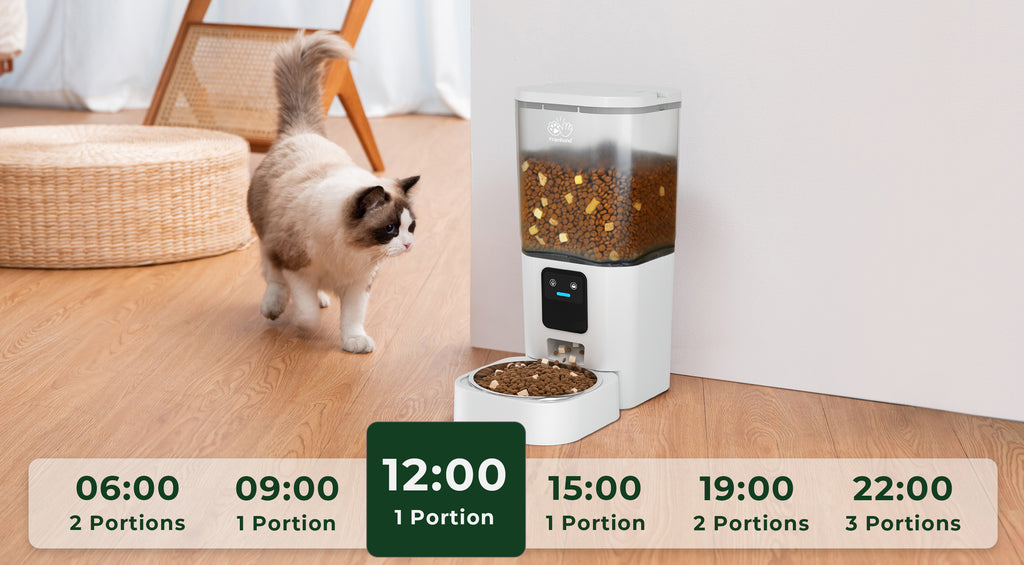 Frienhund Automatic Cat Feeder with 5G WiFi, 1 Bowl