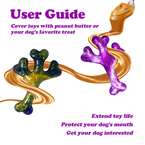 Aggressive Chewers Dog Chew Toys - 2 Pack