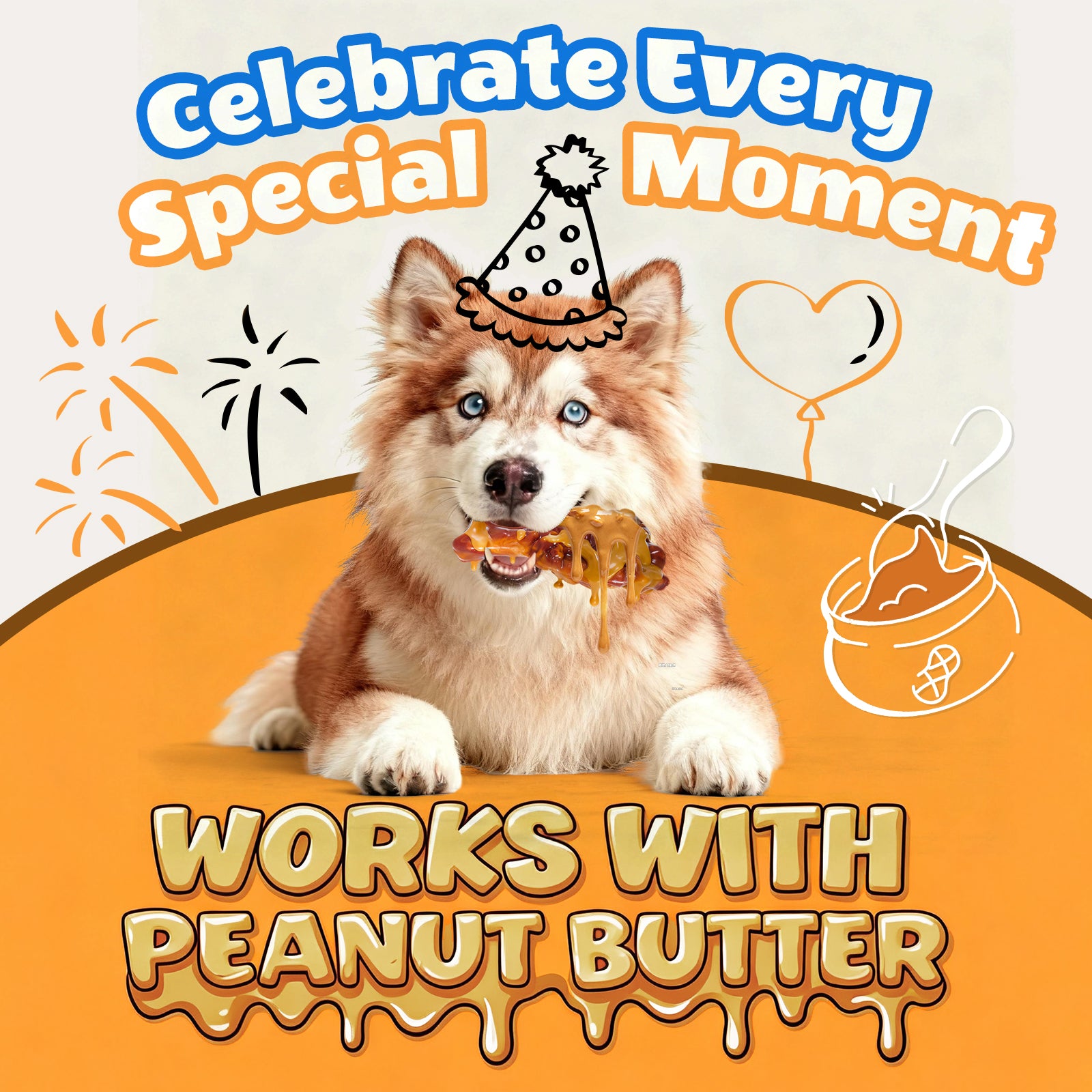 Dog Toys for Aggressive Chewers: Gift Box with 3 Pack Dog Chew Toys